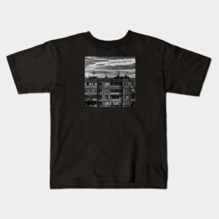 POST-SOVIET PANELKA // Typical russian panel houses Kids T-Shirt